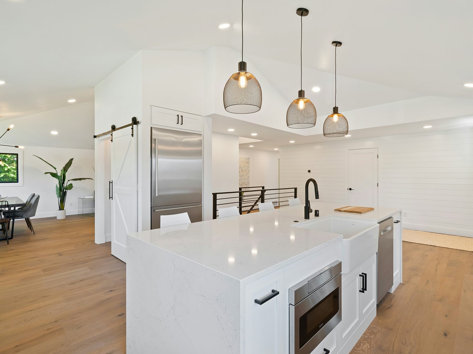 A completed interior fit-out